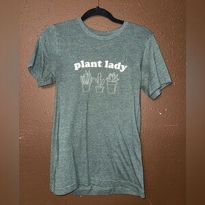 Women’s Green 'Plant Lady' Graphic T-Shirt